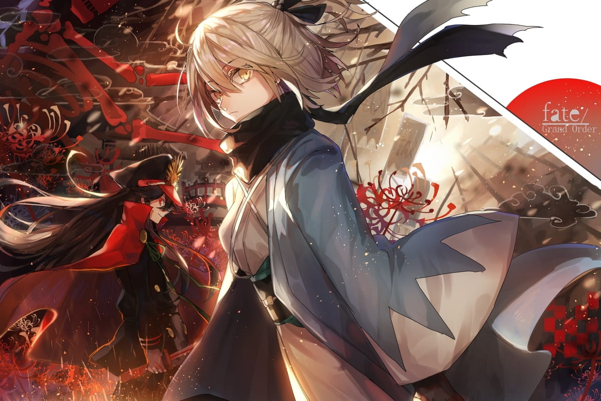 二次元图片,萌图,壁纸,FGO,冲田总司