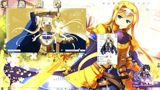 刀剑神域,爱丽丝,电脑主题,主题,刀剑神域alicization