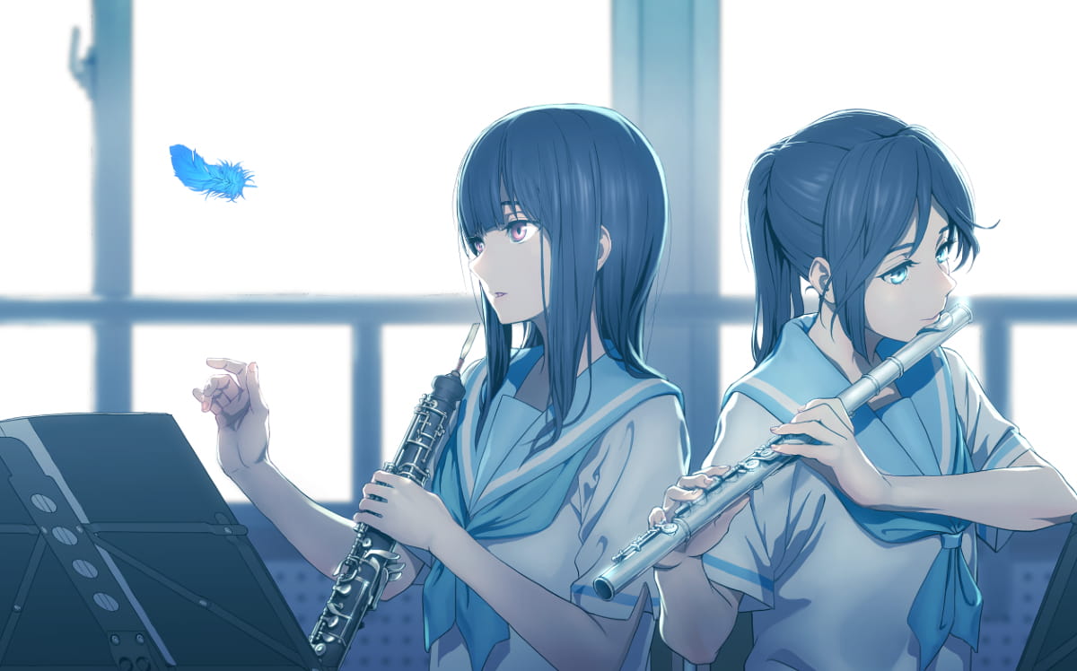 萌图,京吹,京都动画,莉兹与青鸟,百合,百合图片,百合恋爱