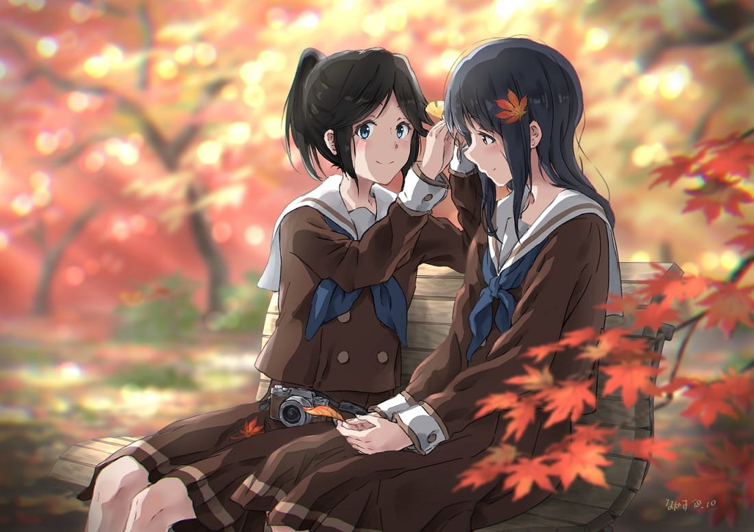 萌图,京吹,京都动画,莉兹与青鸟,百合,百合图片,百合恋爱