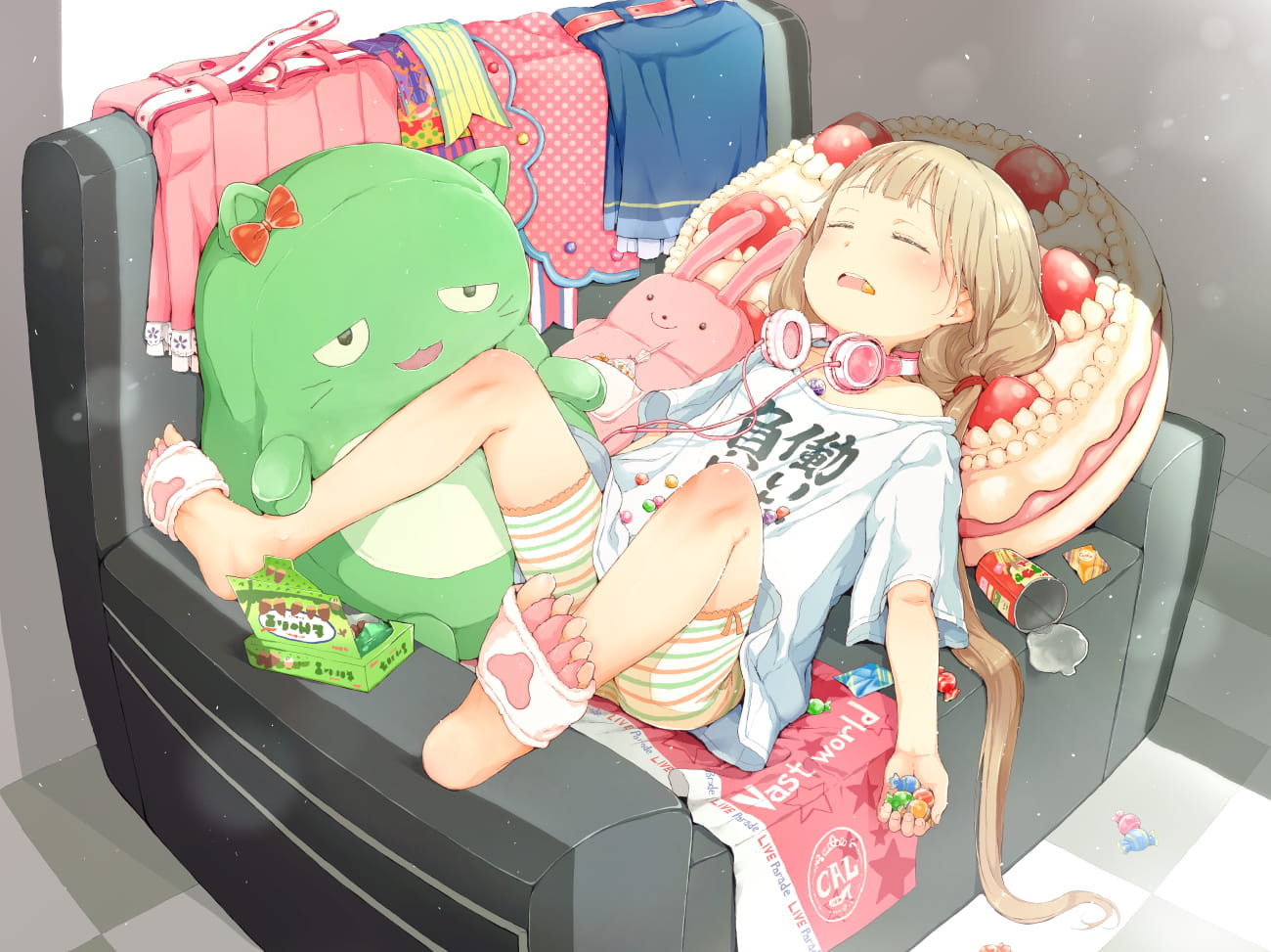 萌娘,睡颜,冬眠,睡觉,电脑壁纸,二次元电脑壁纸,动漫电脑壁纸