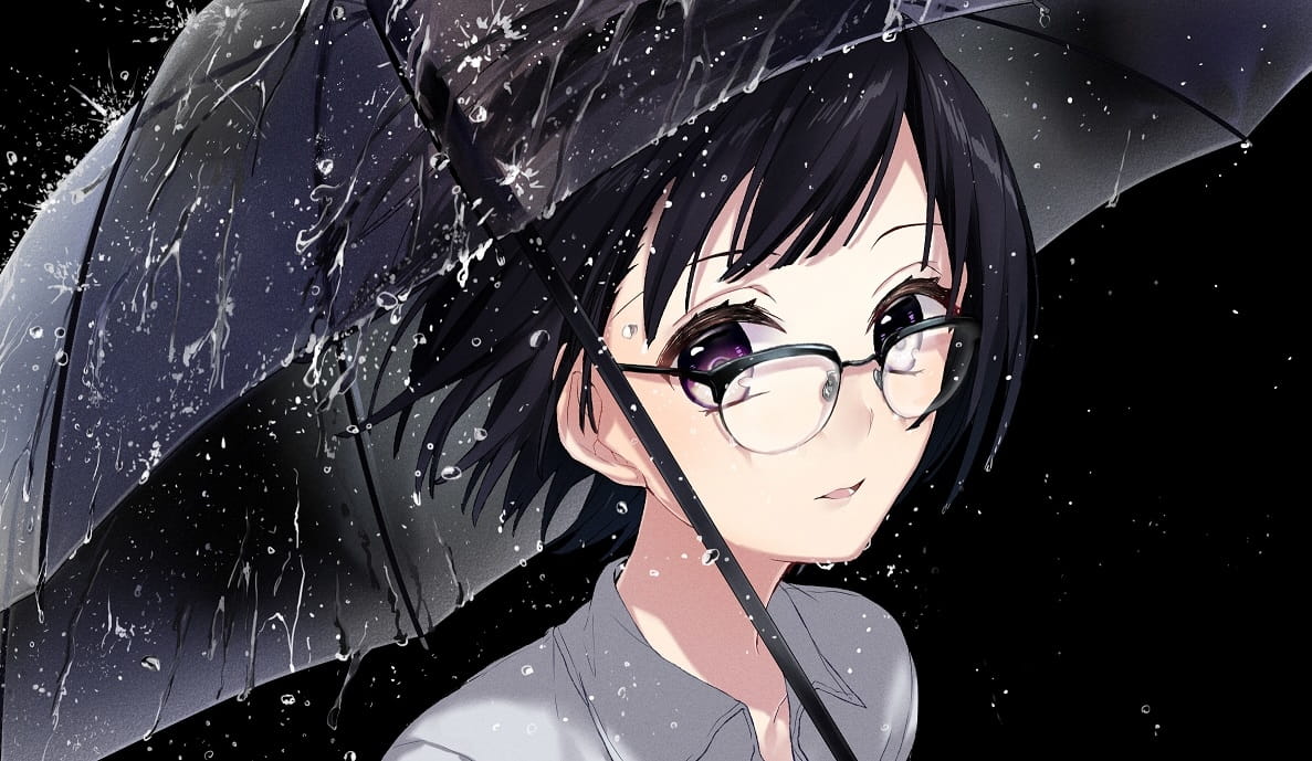 雨后小故事,动漫下雨图片,动漫女生图片,福利本子图