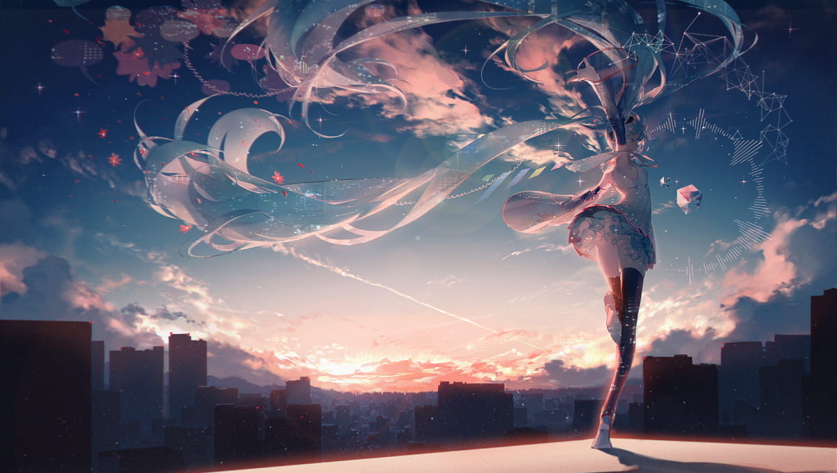 初音未来,miku,VOCALOID,萌图