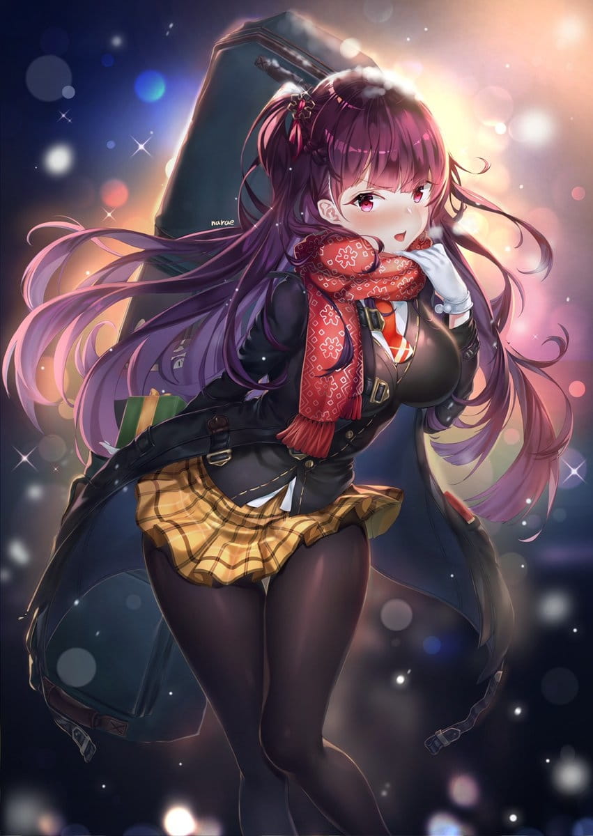 手机壁纸,萌图,福利,本子,少女前线,WA酱,WA2000,白学