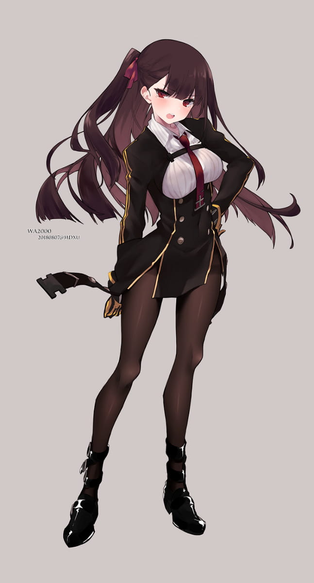 手机壁纸,萌图,福利,本子,少女前线,WA酱,WA2000,白学