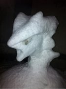 【趣闻】口袋妖怪的粉丝在大雪后留下的佳作