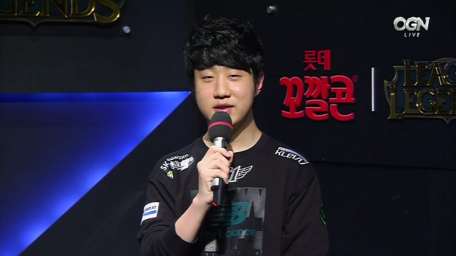 恩静采访SKT Duke称目标是赢得总冠军