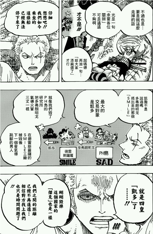 第814话分析,文斯莫克,四皇