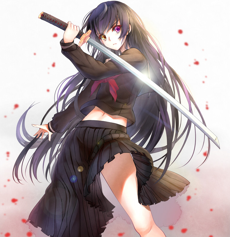 唯有刀剑才能划破长空!刀妹图集