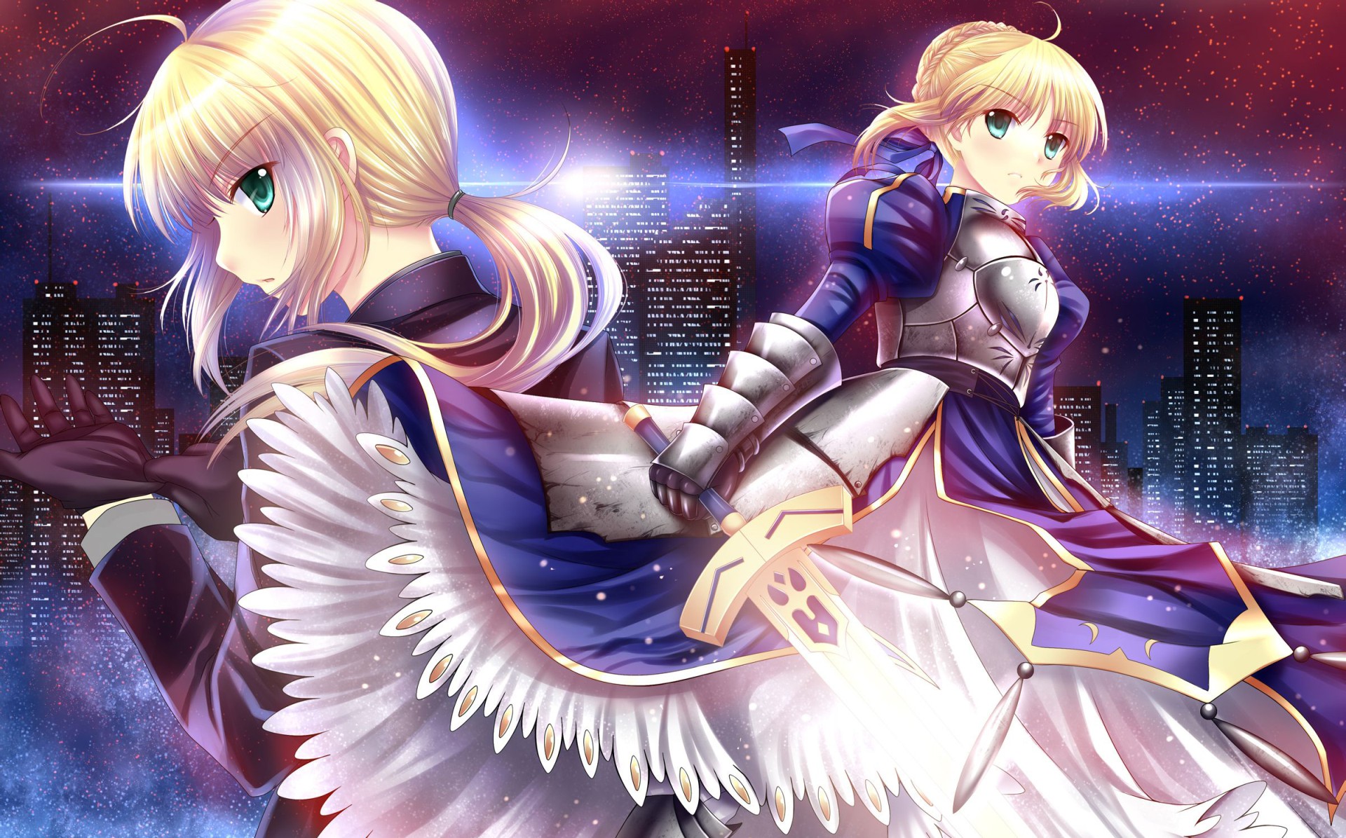 fate stay night saber电脑壁纸