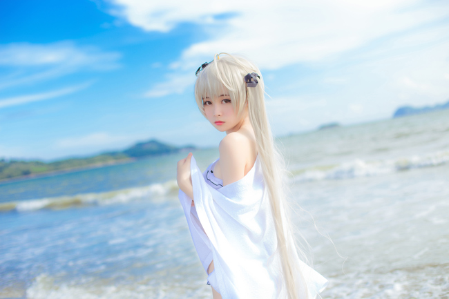 春日野穹泳装 cosplay正片