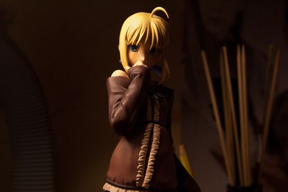日常装的saber