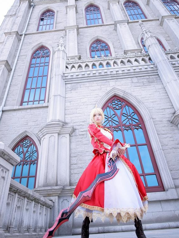 火辣,saber,cosplay