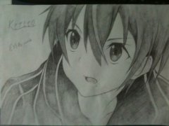 【手绘】贴吧网友素描刀剑人物