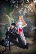 【cosplay】《刀剑神域》亚丝娜COS 唯美娇俏好容颜